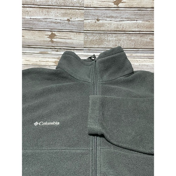 Columbia Fleece Full Zip Mens Sweatshirt/Jacket Black XL - Picture 1 of 5